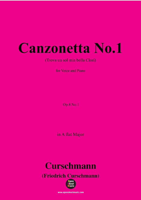 Curschmann-Canzonetta No.1