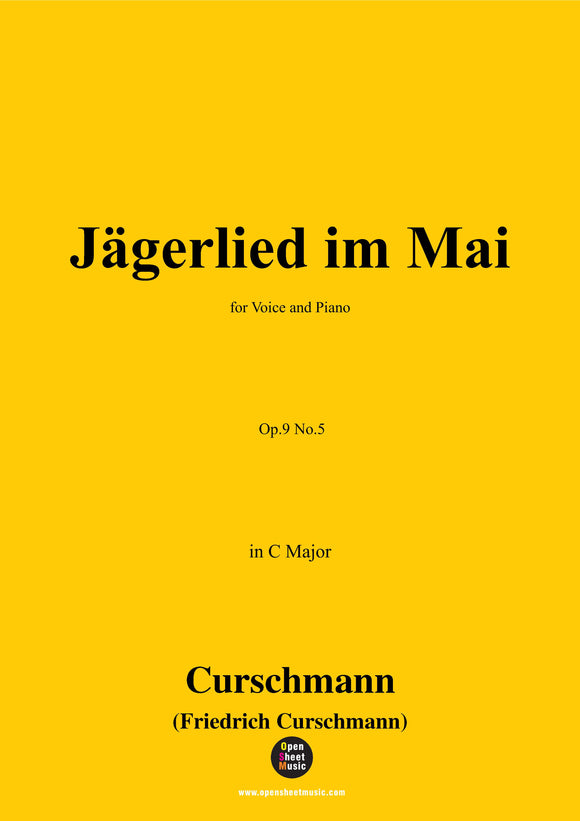 Curschmann-Jägerlied im Mai