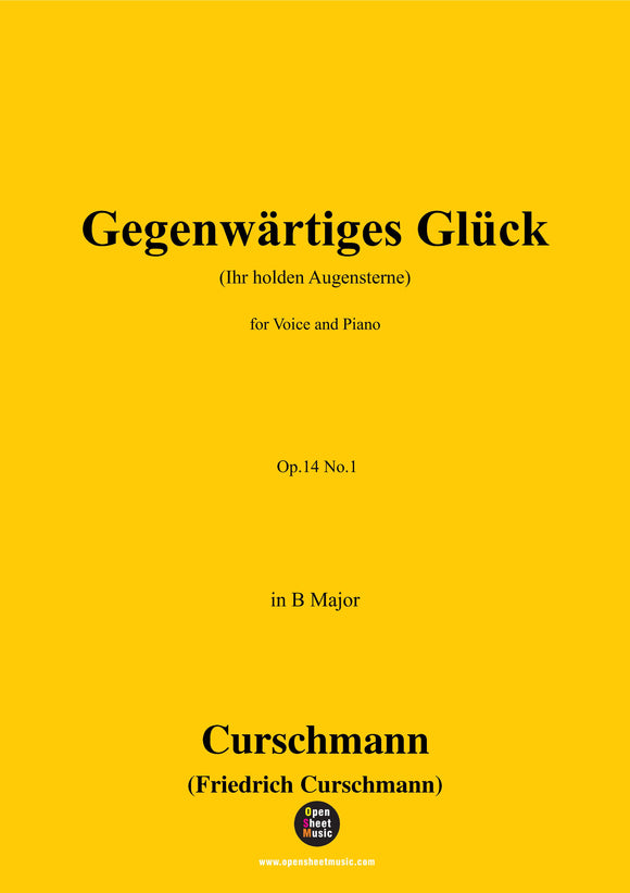 Curschmann-Gegenwärtiges Glück