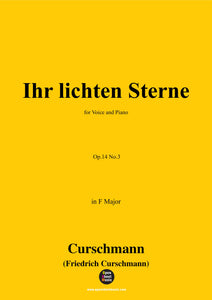 Curschmann-Ihr lichten Sterne