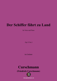 Curschmann-Der Schiffer fährt zu Land