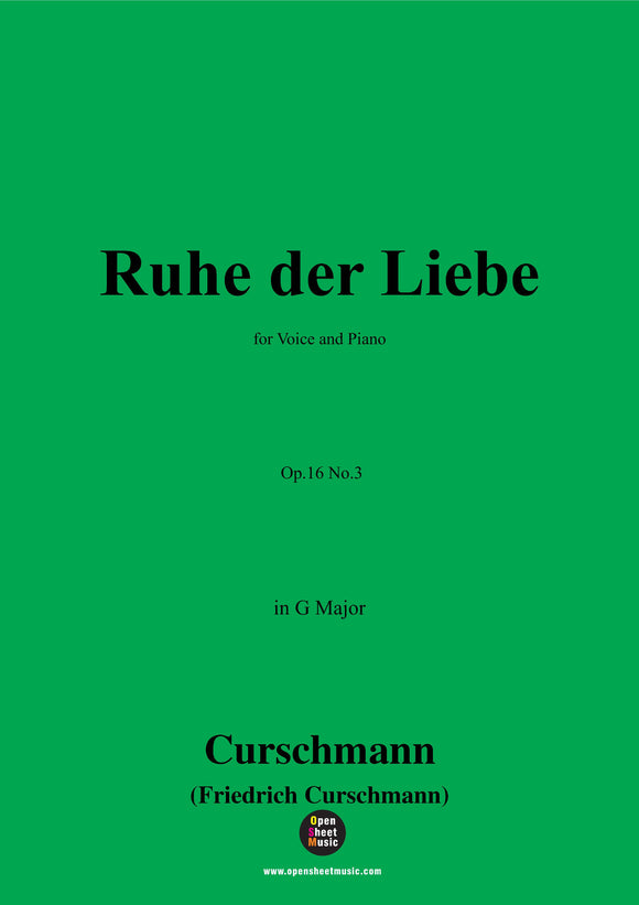 Curschmann-Ruhe der Liebe