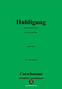 Curschmann-Huldigung