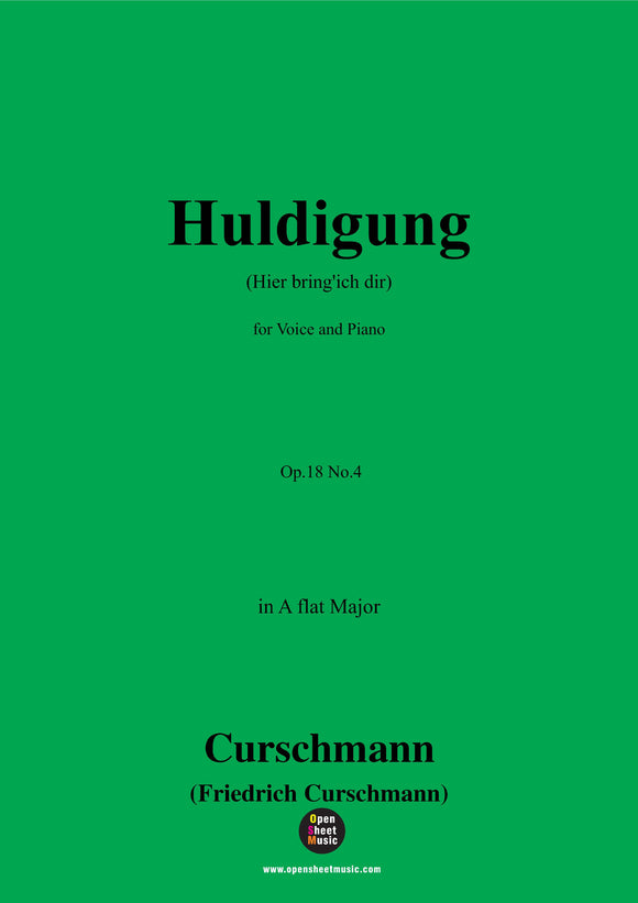 Curschmann-Huldigung