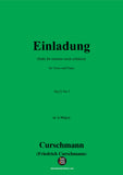 Curschmann-Einladung