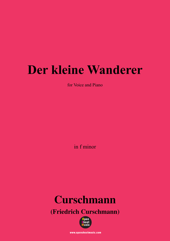 Curschmann-Der kleine Wanderer