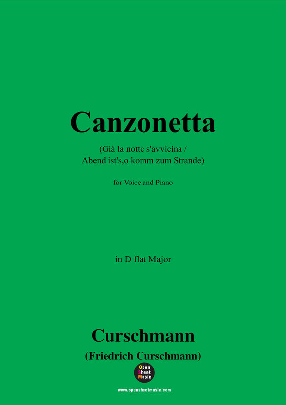 Curschmann-Canzonetta