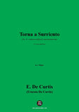 E. De Curtis-Torna a Surriento