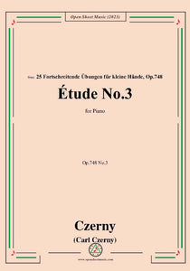 C. Czerny-Exercise No.3,Op.748 No.3