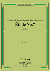 C. Czerny-Exercise No.7,Op.748 No.7