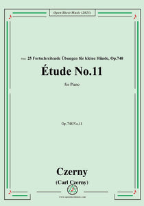 C. Czerny-Exercise No.11,Op.748 No.11