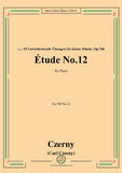 C. Czerny-Exercise No.12,Op.748 No.12