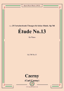 C. Czerny-Exercise No.13,Op.748 No.13