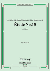 C. Czerny-Exercise No.15,Op.748 No.15