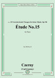 C. Czerny-Exercise No.15,Op.748 No.15