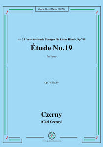 C. Czerny-Exercise No.19,Op.748 No.19