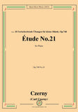 C. Czerny-Exercise No.21,Op.748 No.21
