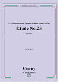 C. Czerny-Exercise No.23,Op.748 No.23