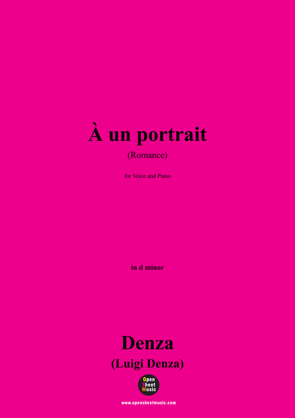 Denza-À un portrait