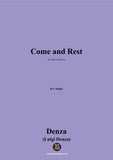 Denza-Come and Rest