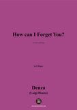 Denza-How can I Forget You?