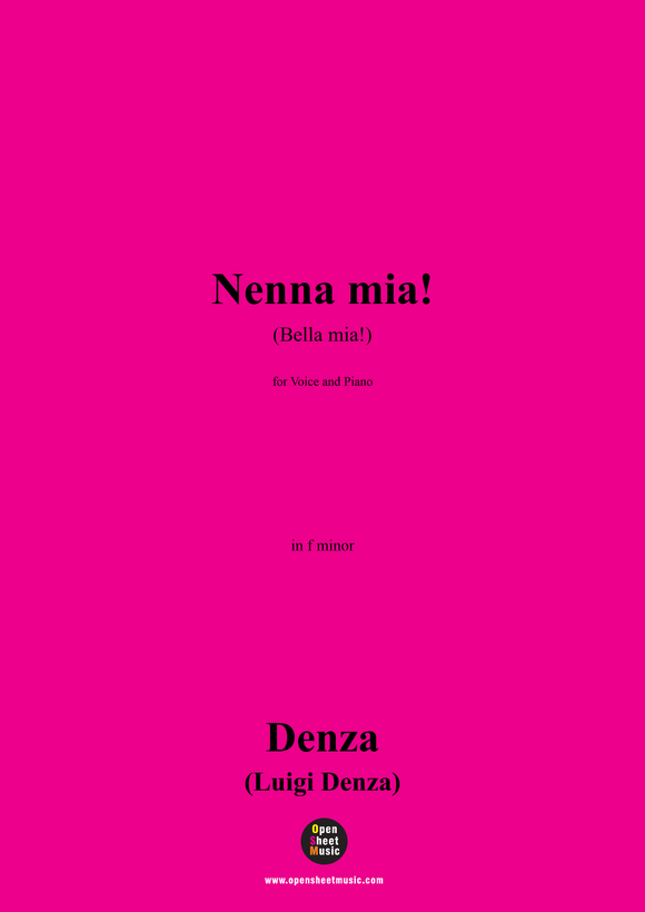 Denza-Nenna mia!
