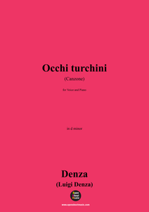 Denza-Occhi turchini