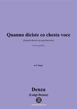 Denza-Quanno diciste co chesta voce