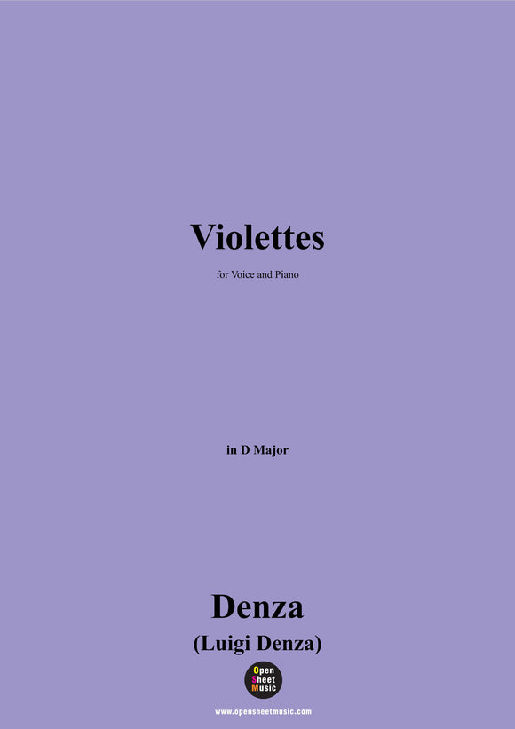 Denza-Violettes