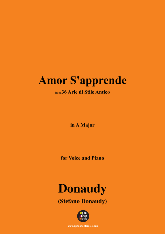 Donaudy-Amor S'apprende