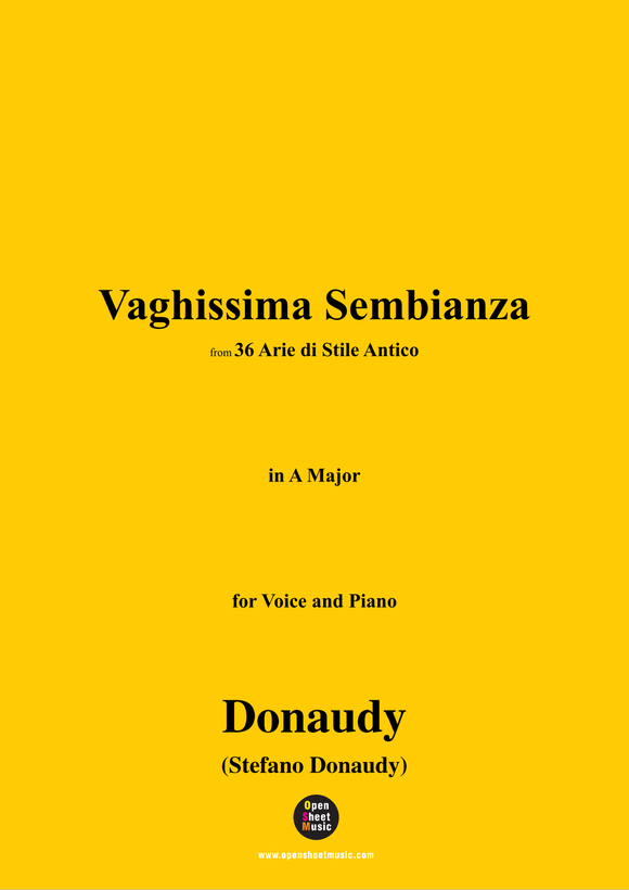 Donaudy-Vaghissima Sembianza