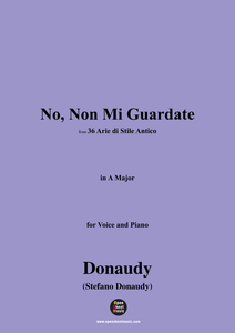 Donaudy-No,Non Mi Guardate