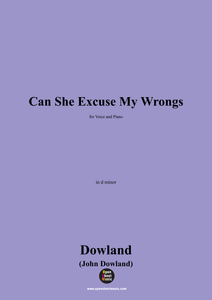 J. Dowland-Can She Excuse My Wrongs