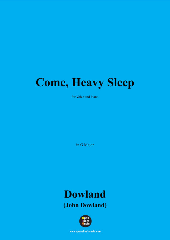 J. Dowland-Come,Heavy Sleep