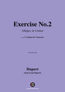 J. L. Duport-Exercise No.2(Allegro),in f minor