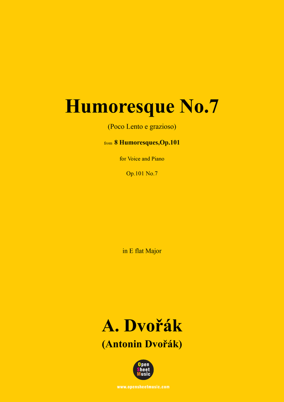 A. Dvořák-Humoresque No.7