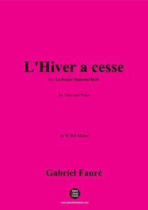 G. Fauré-L'Hiver a cesse