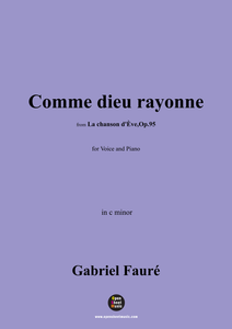 G. Fauré-Comme dieu rayonne
