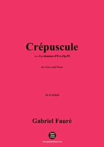 G. Fauré-Crépuscule
