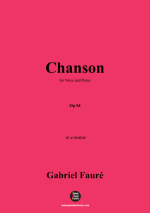 G. Fauré-Chanson