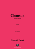 G. Fauré-Chanson