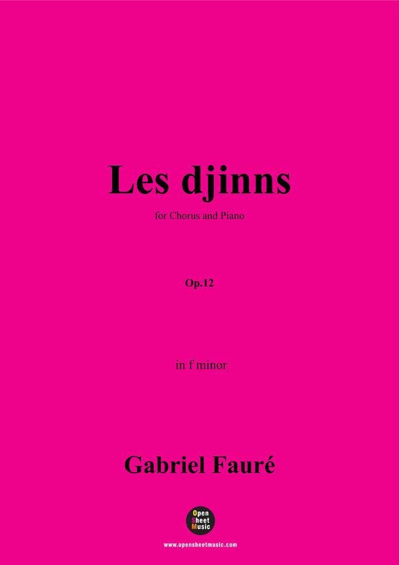G. Fauré-Les djinns,in f minor,Op.12