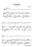 G. Fauré-À Clymène,in d minor,Op.58 No.4