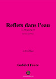 G. Fauré-Reflets dans l'eau,in B flat Major,Op.113 No.2
