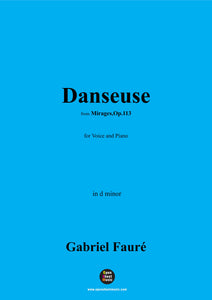 G. Fauré-Danseuse,in d minor,Op.113 No.4