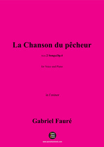 G. Fauré-La Chanson du pêcheur,in f minor,Op.4 No.1