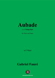 G. Fauré-Aubade,in F Major,Op.6 No.1