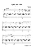 G. Fauré-Après une rêve,in c minor,Op.7 No.1