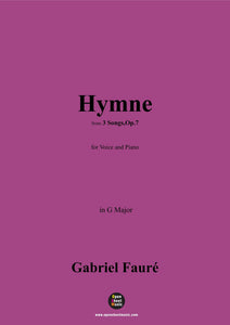 G. Fauré-Hymne,in G Major,Op.7 No.2