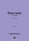 G. Fauré-Fleur jetée,in d minor,Op.39 No.2